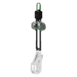 V-EDGE Mini PFL, 1.8m, Webbing, Twin Leg, Aluminium Swivel Scaffold Hooks (End)